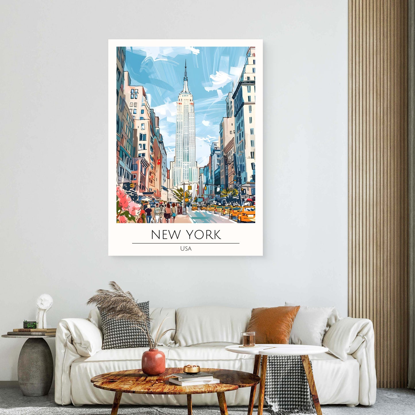 New York Mist Canvas Painting