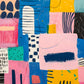 Patch Play Canvas Painting