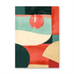Retro Sunset Canvas Painting