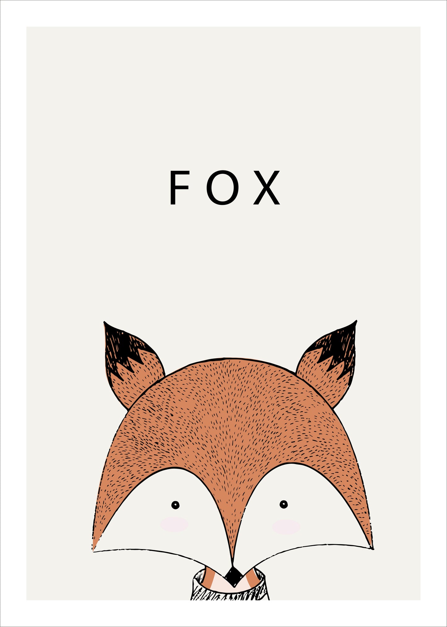 Little Fox Canvas Painting