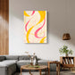 Soft Swirls Canvas Painting