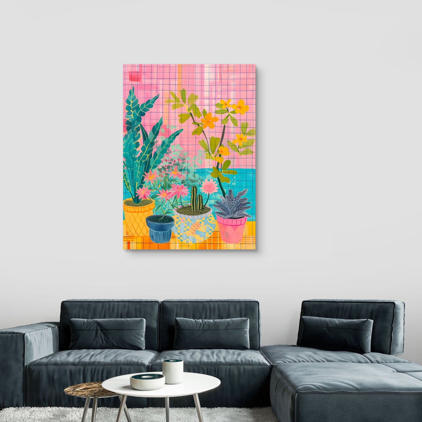 Window Garden Canvas Painting
