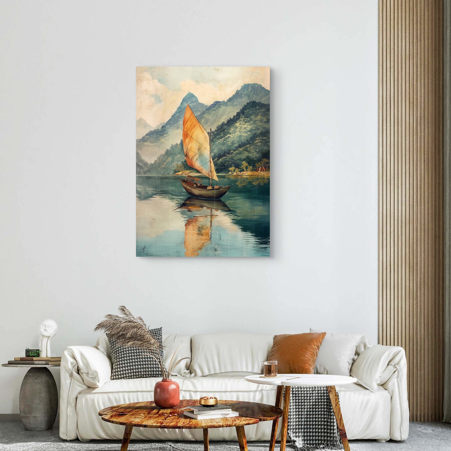Quiet Sail Canvas Painting
