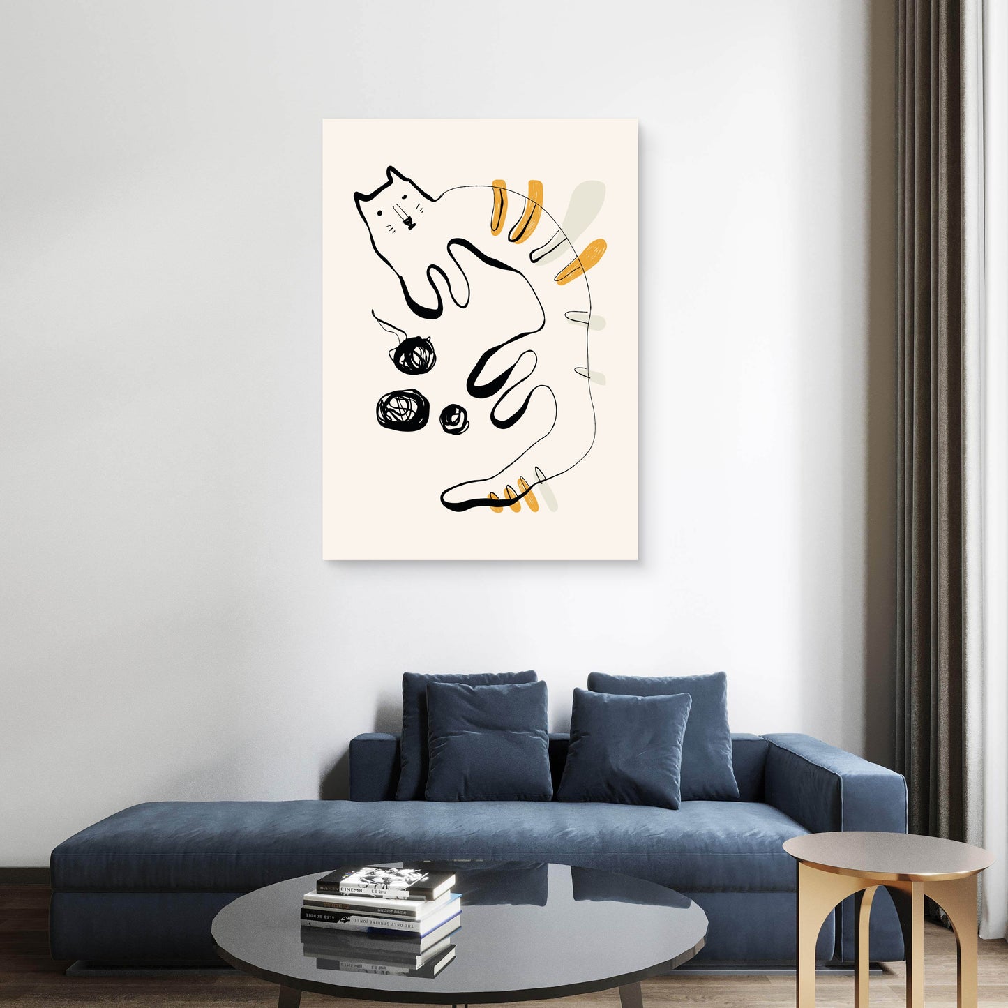Dino Doodle Canvas Painting