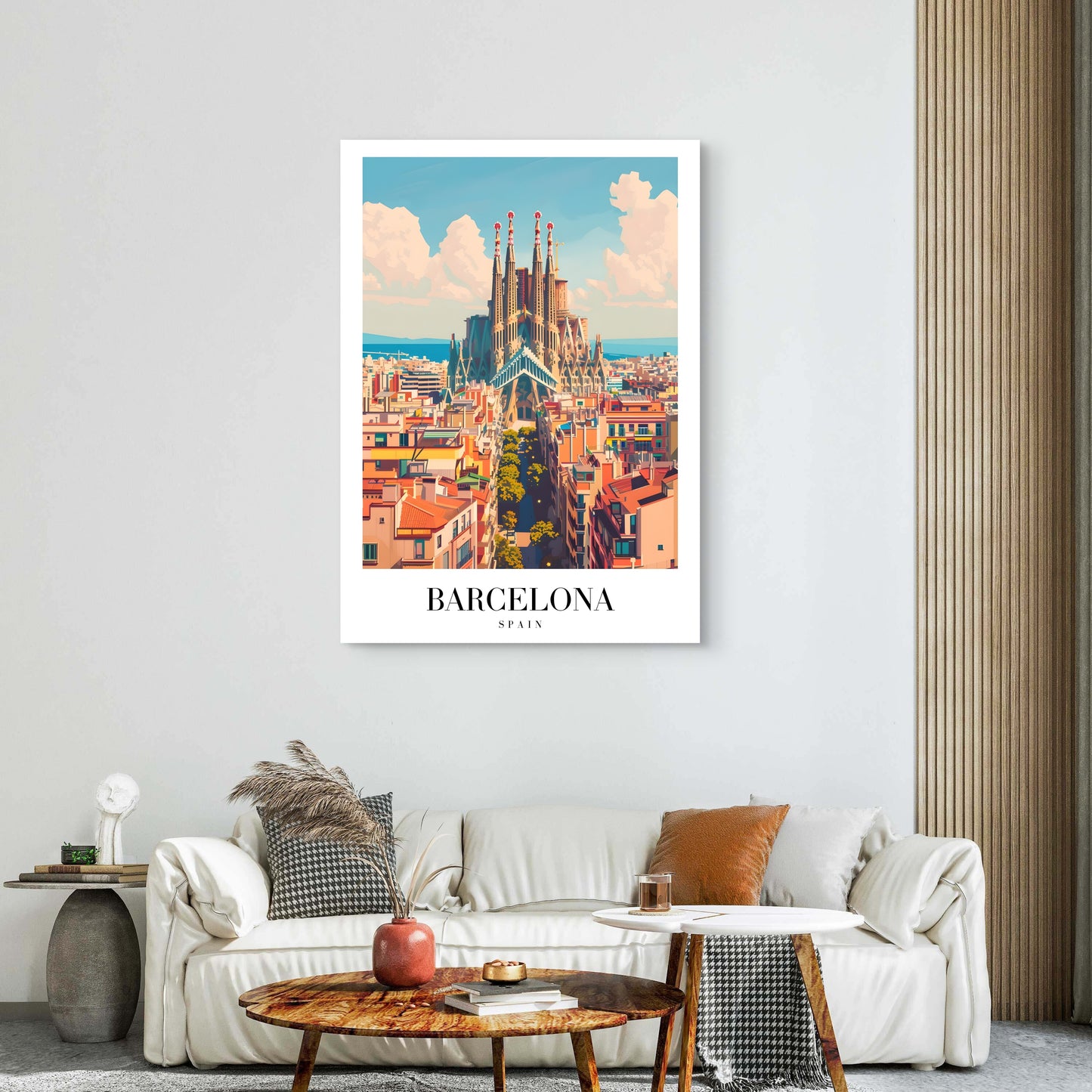 Barcelona Breeze Canvas Painting
