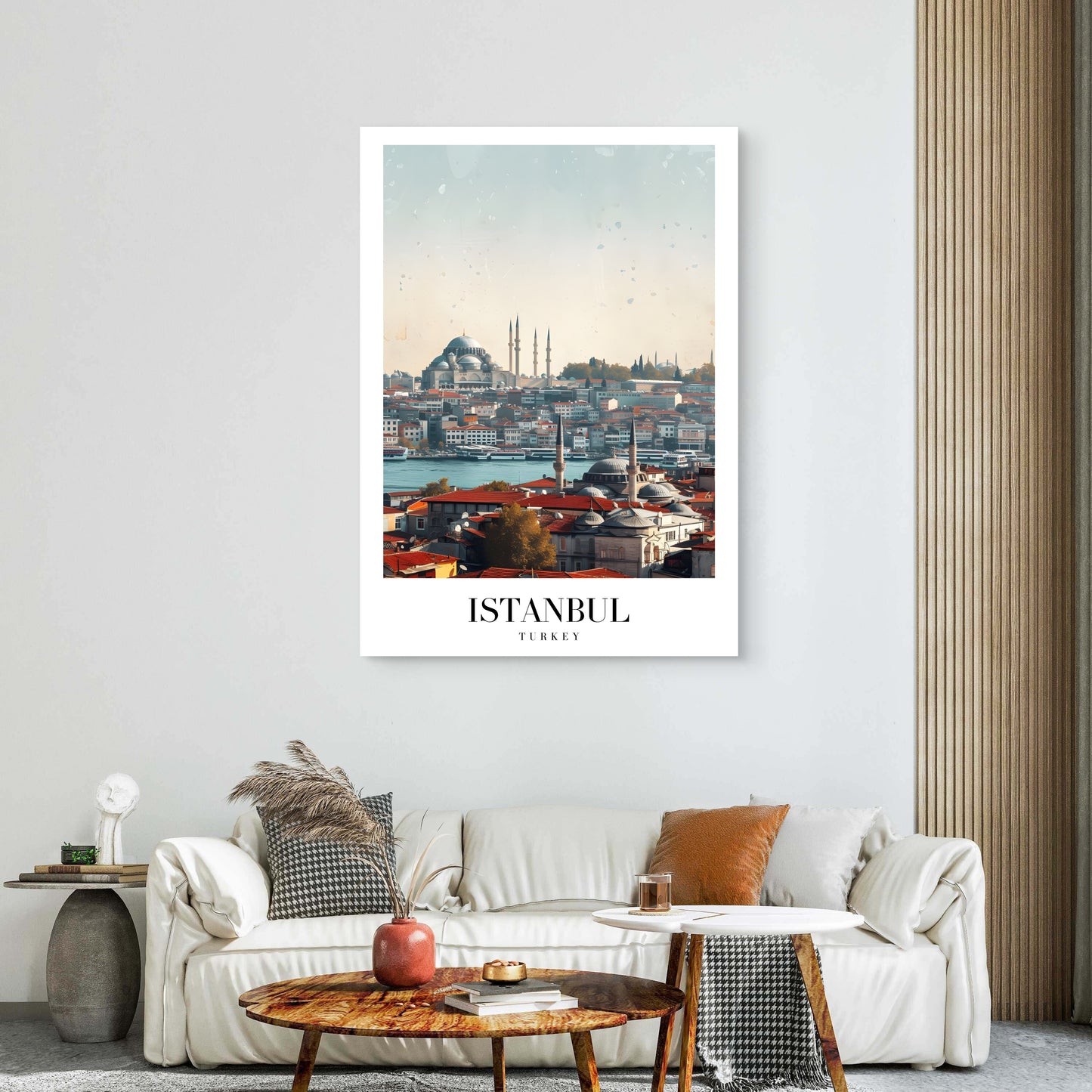 Istanbul Haze Canvas Painting