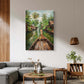 Forest Path Canvas Painting