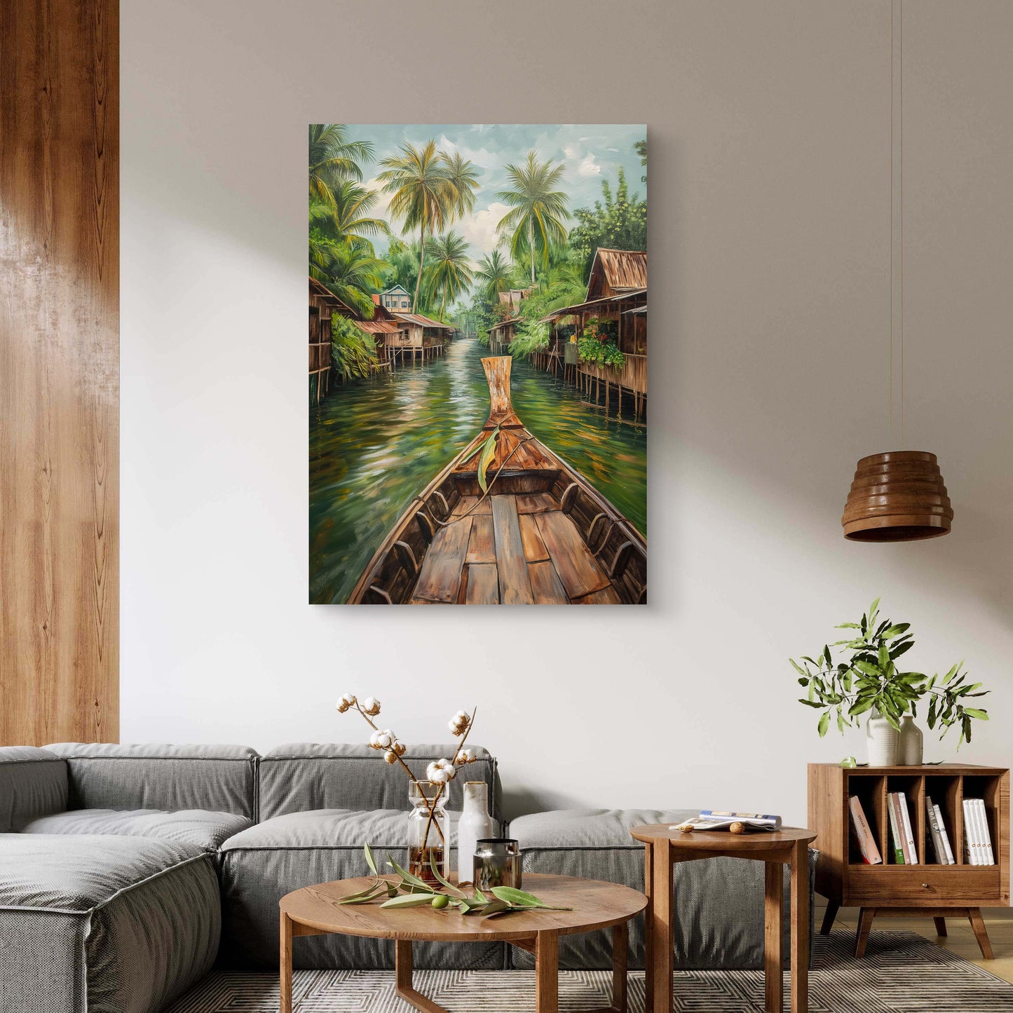 Forest Path Canvas Painting