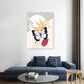 Butterfly Palm Canvas Painting