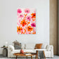 Pink Daisies Canvas Painting