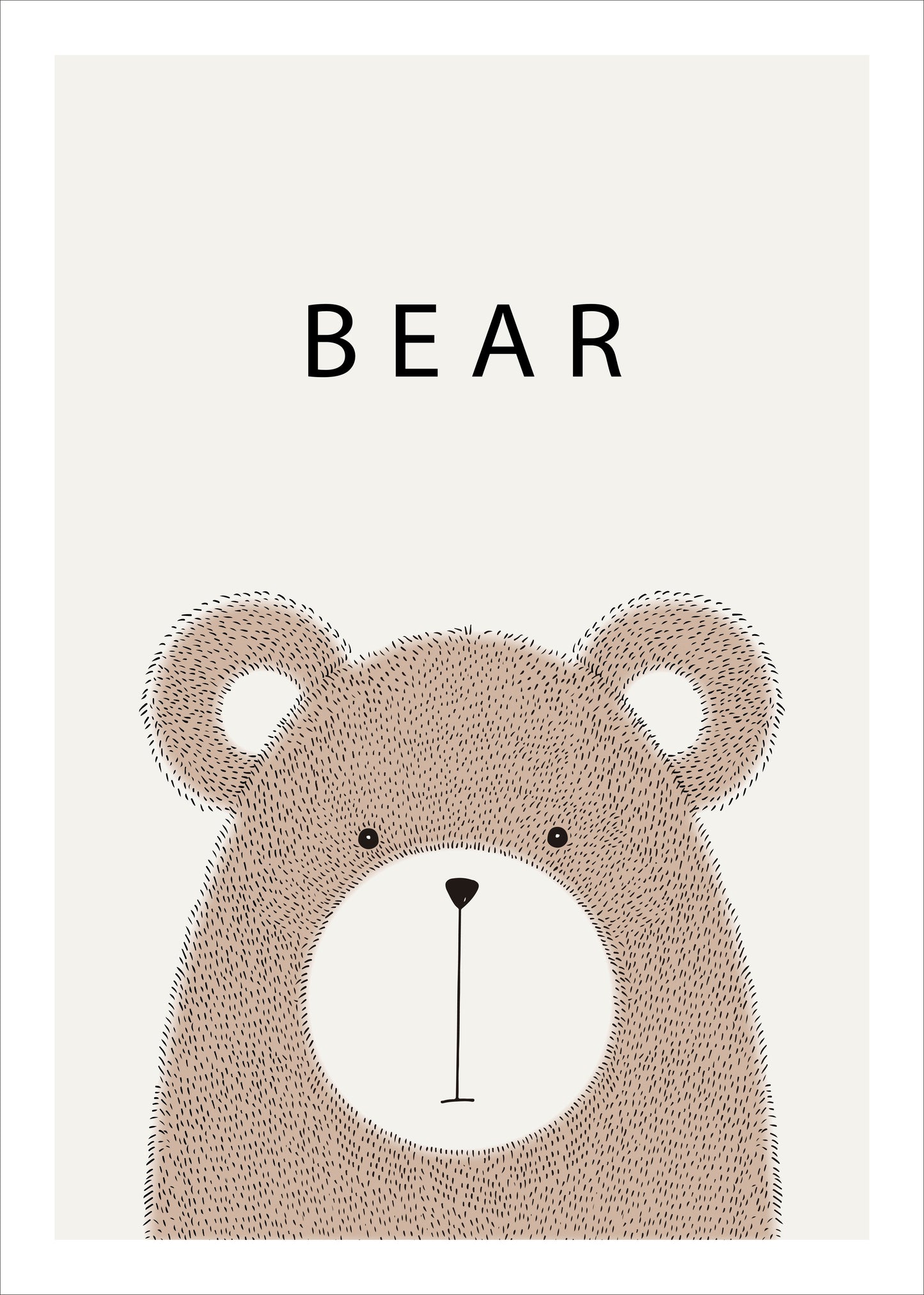 Tiny Bear Canvas Painting
