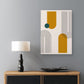 Golden Forms Canvas Painting