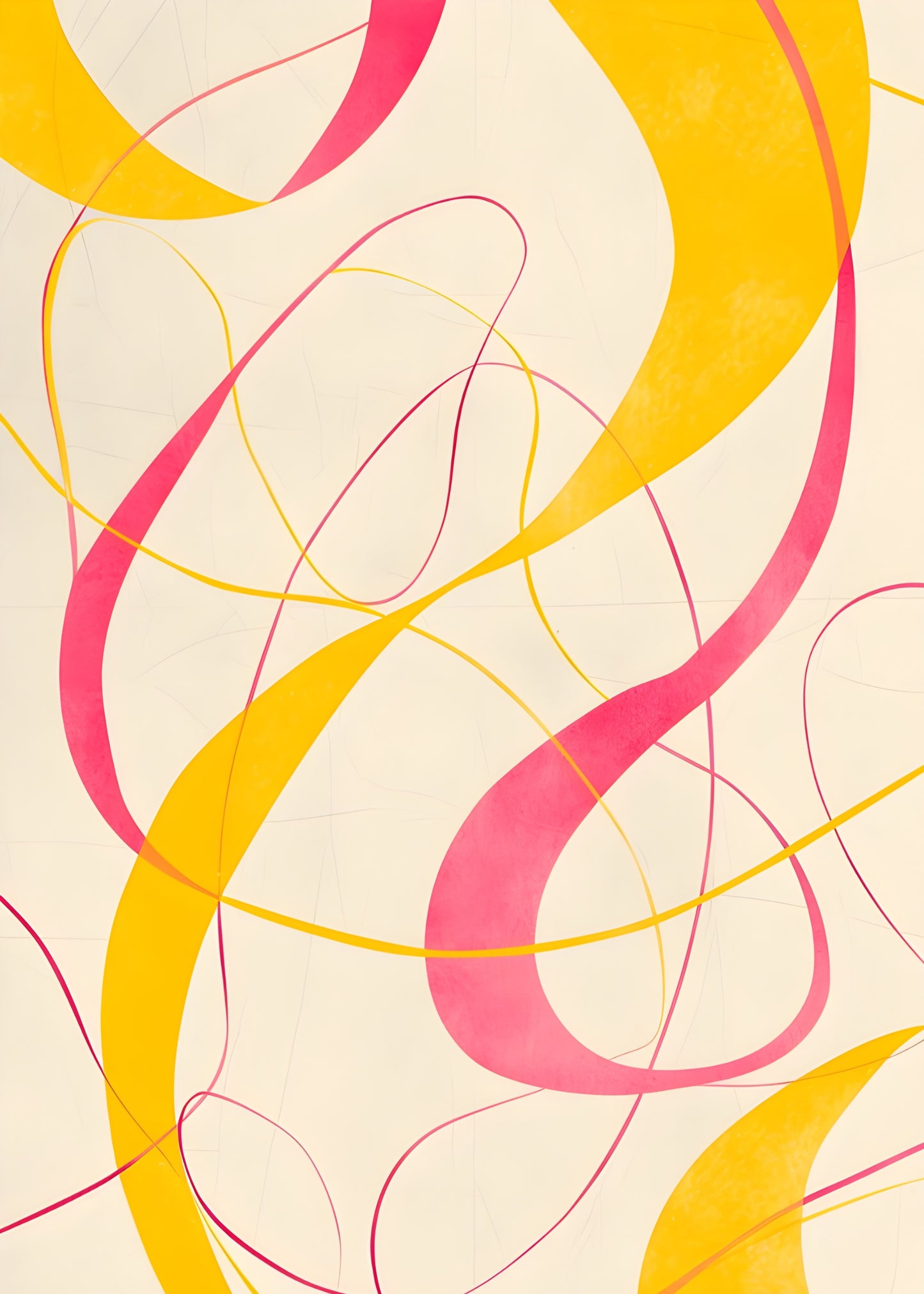 Soft Swirls Canvas Painting