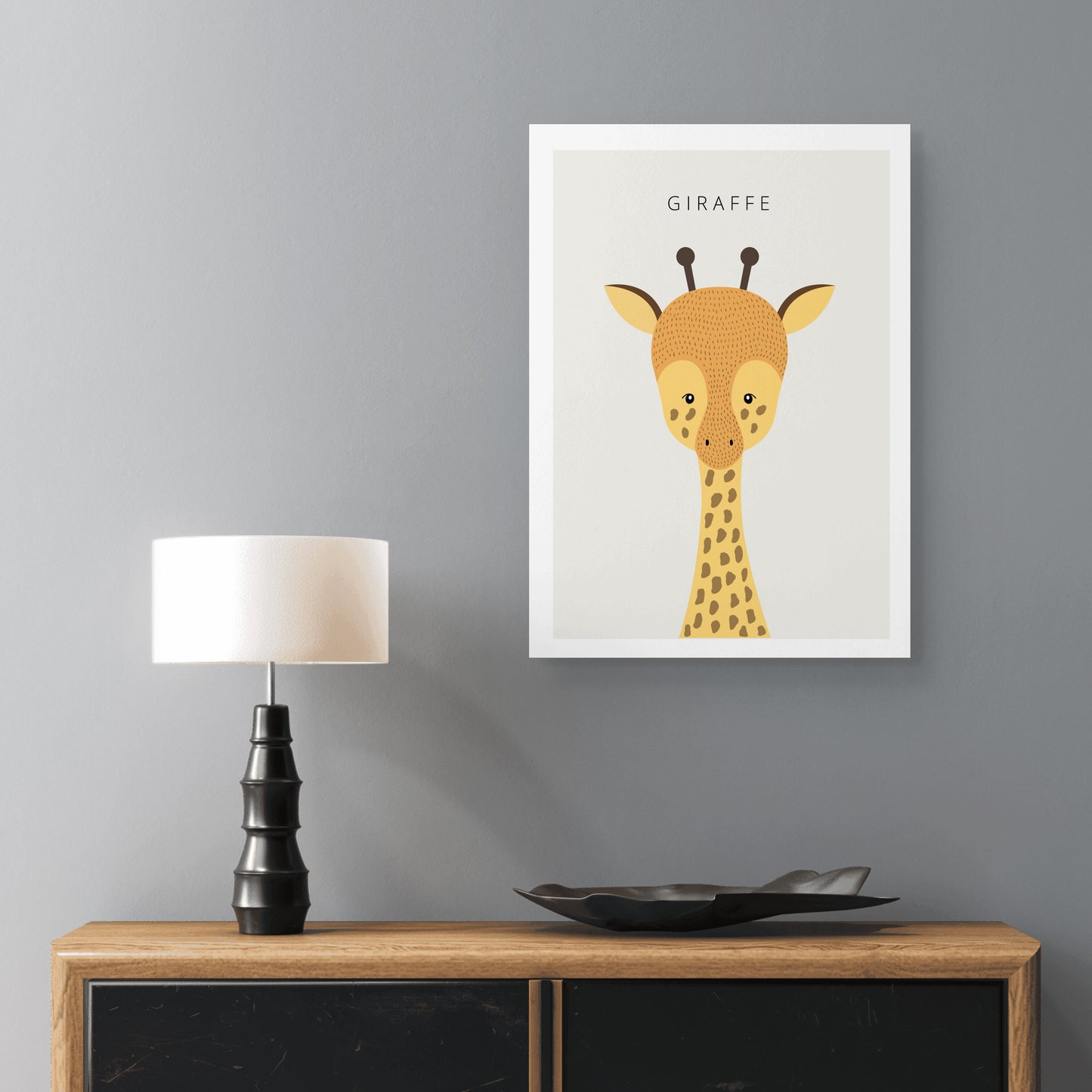 Dreamy Giraffe Canvas Painting