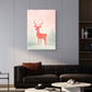 Winter Deer Canvas Painting