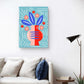 Blue Vase Canvas Painting