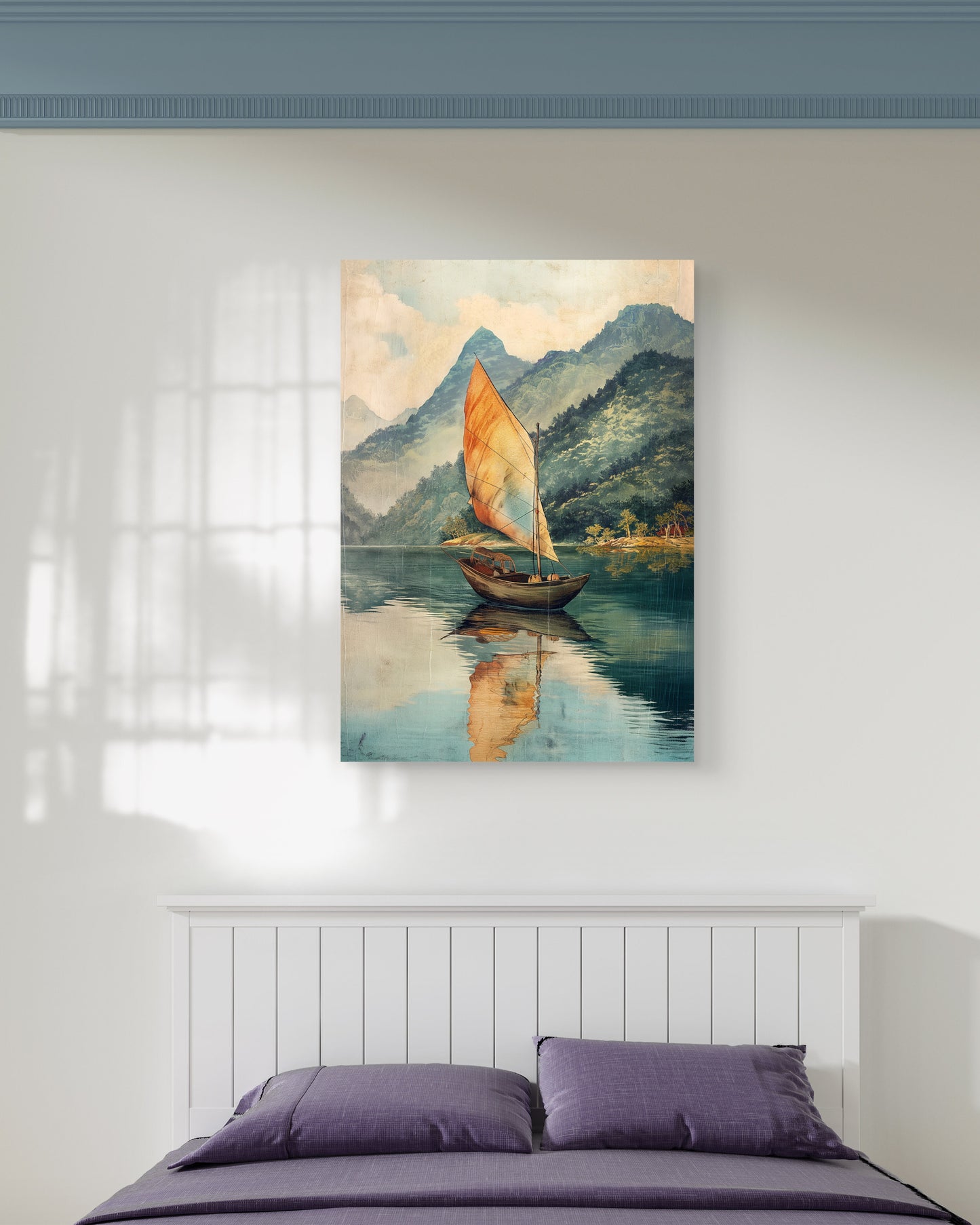 Quiet Sail Canvas Painting