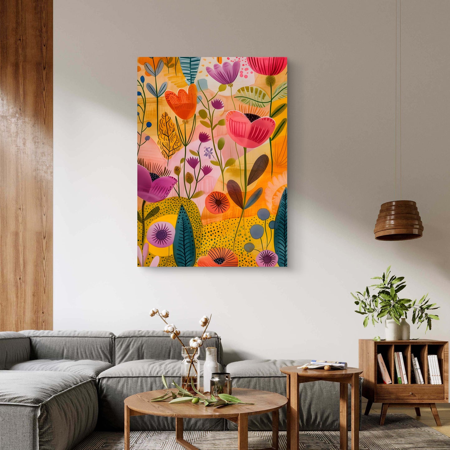 Floral Joy Canvas Painting