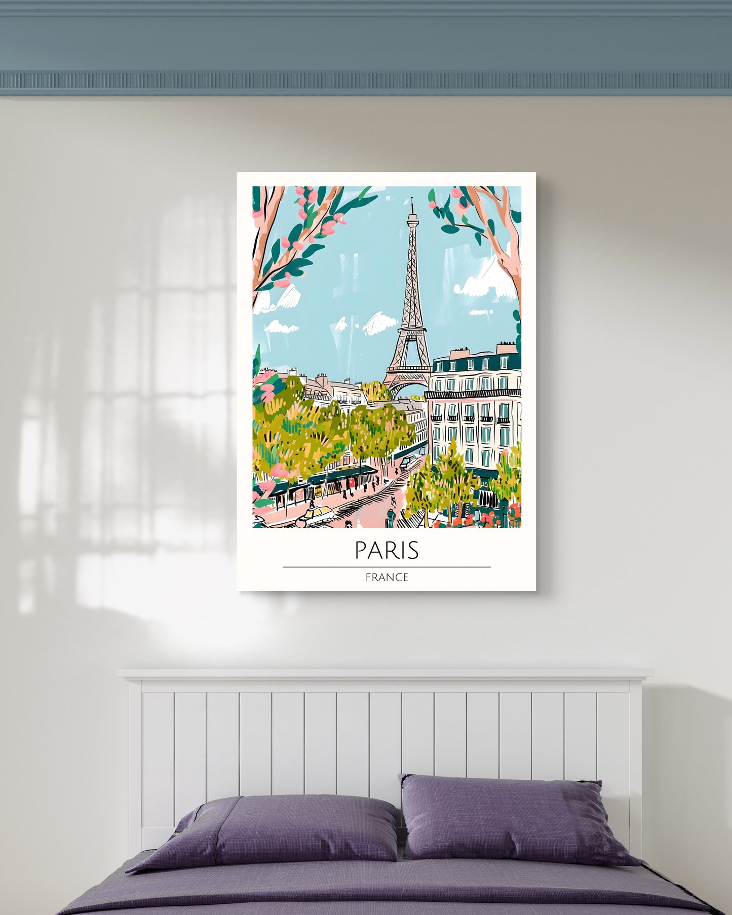 Paris Garden Canvas Painting