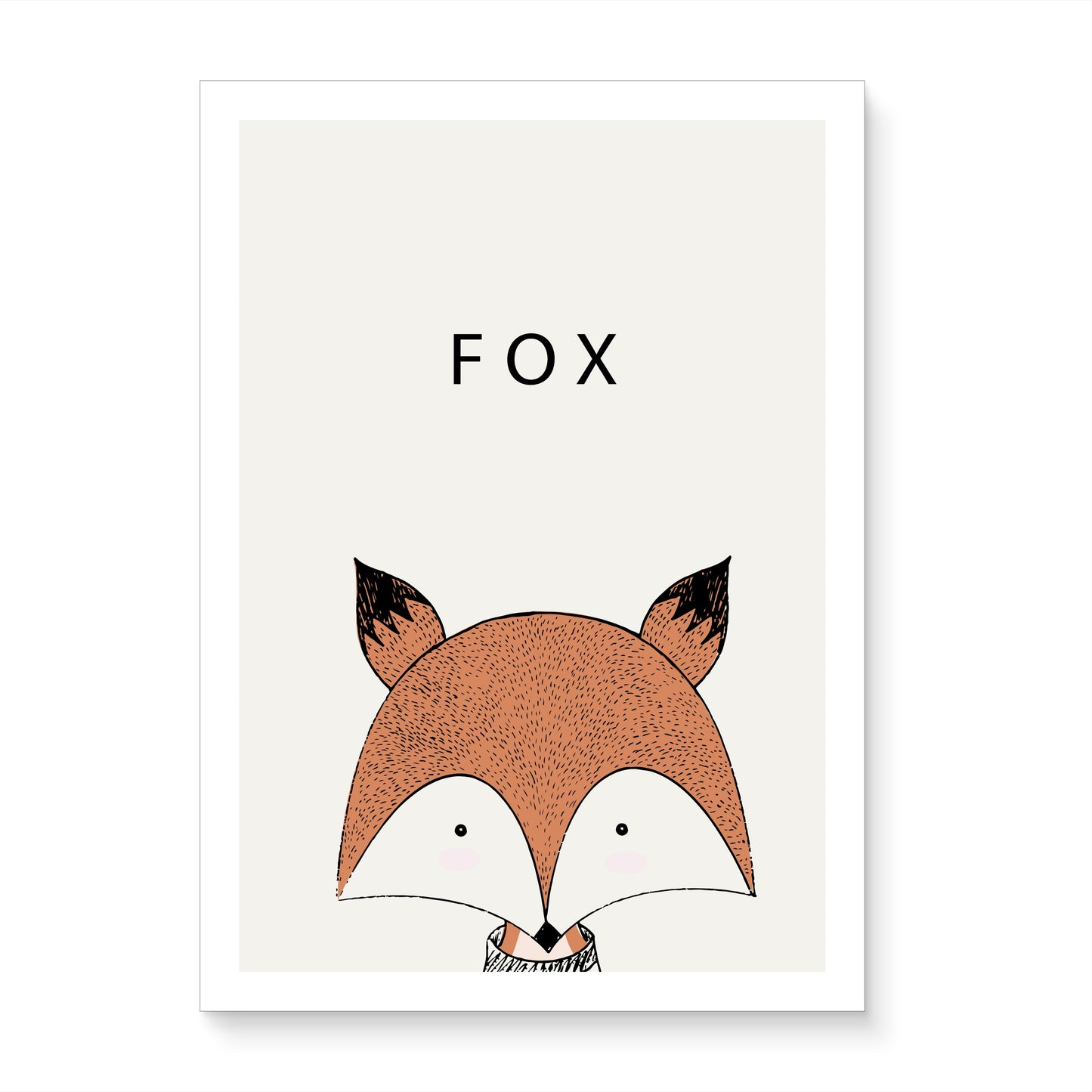 Little Fox Canvas Painting