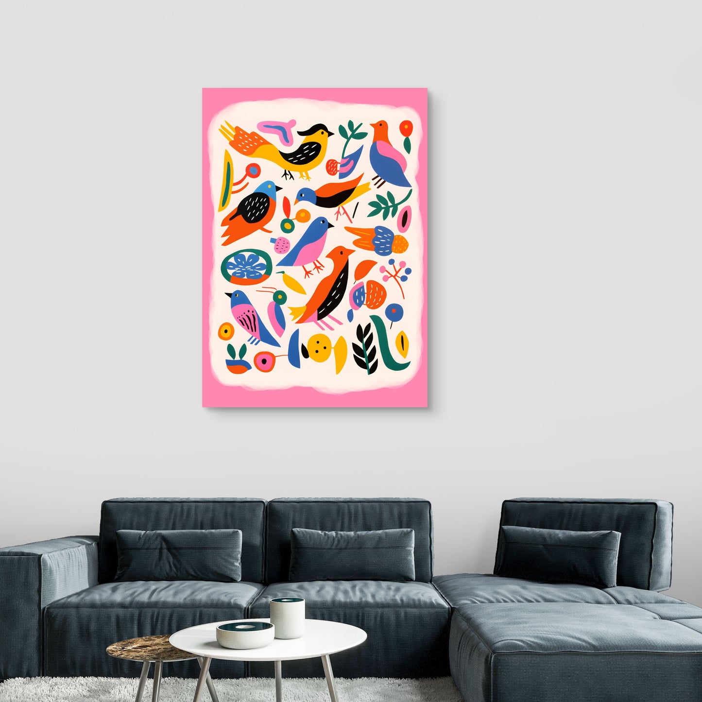 Jungle Party Canvas Painting