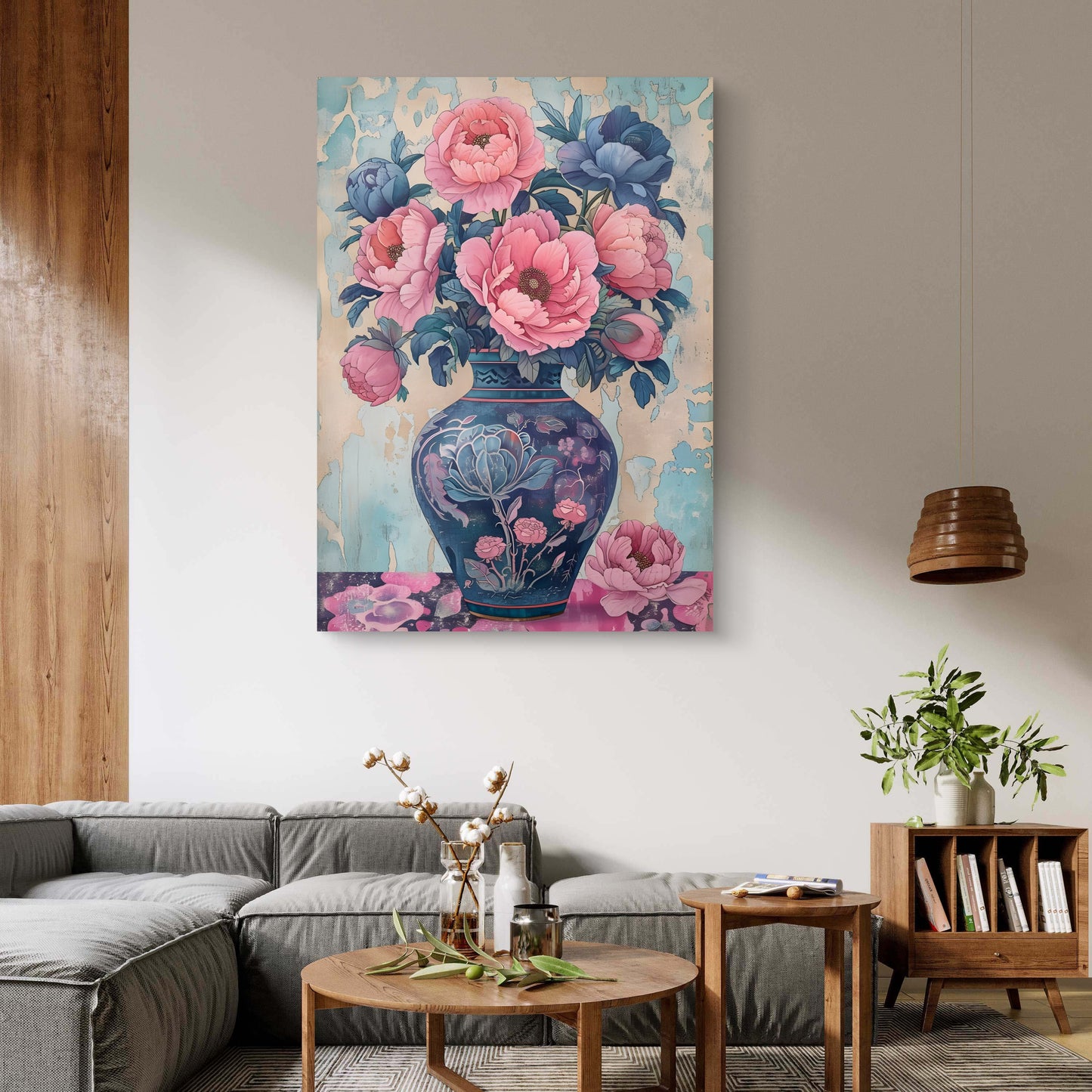 Vintage Roses Canvas Painting