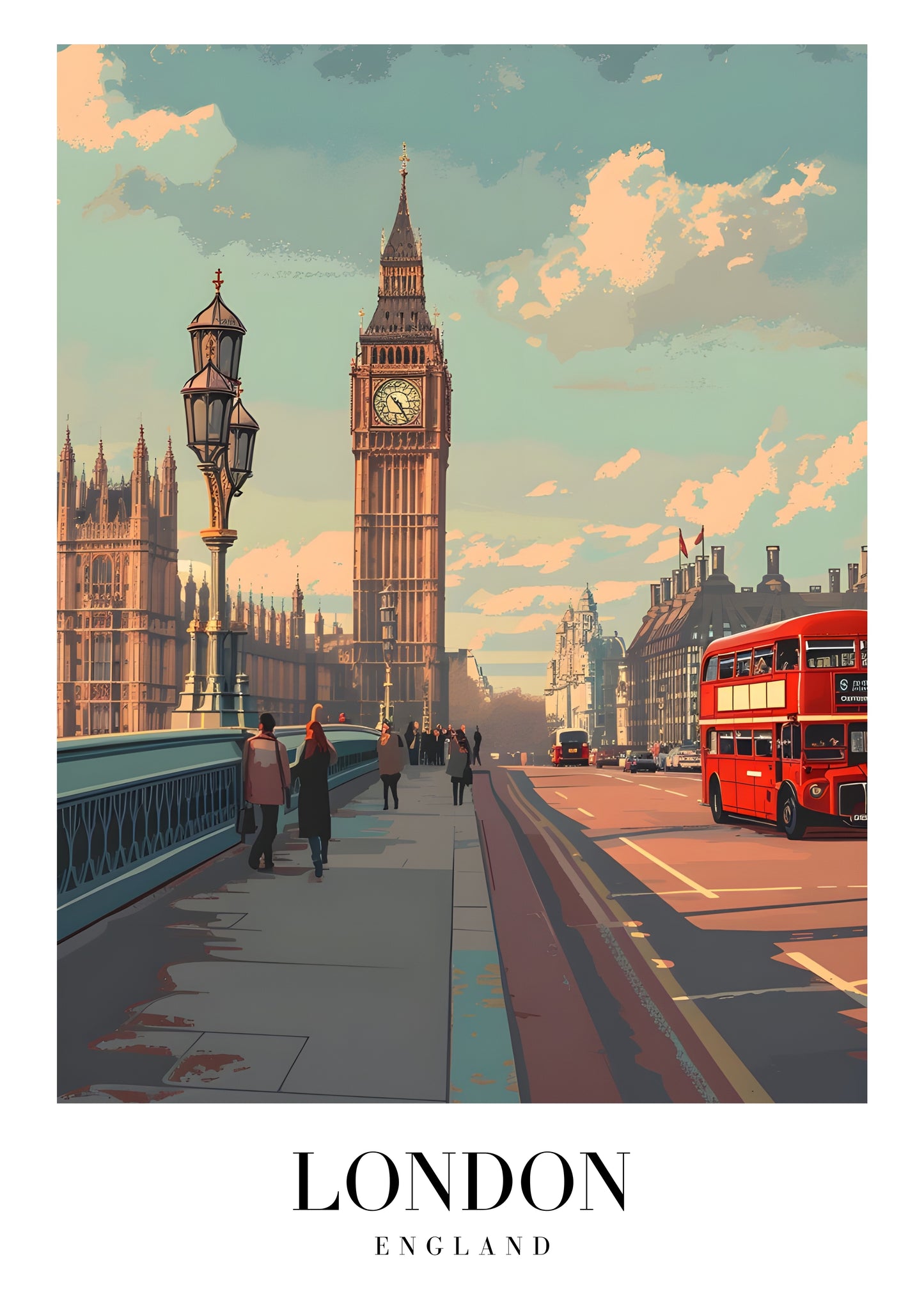London Fog Canvas Painting
