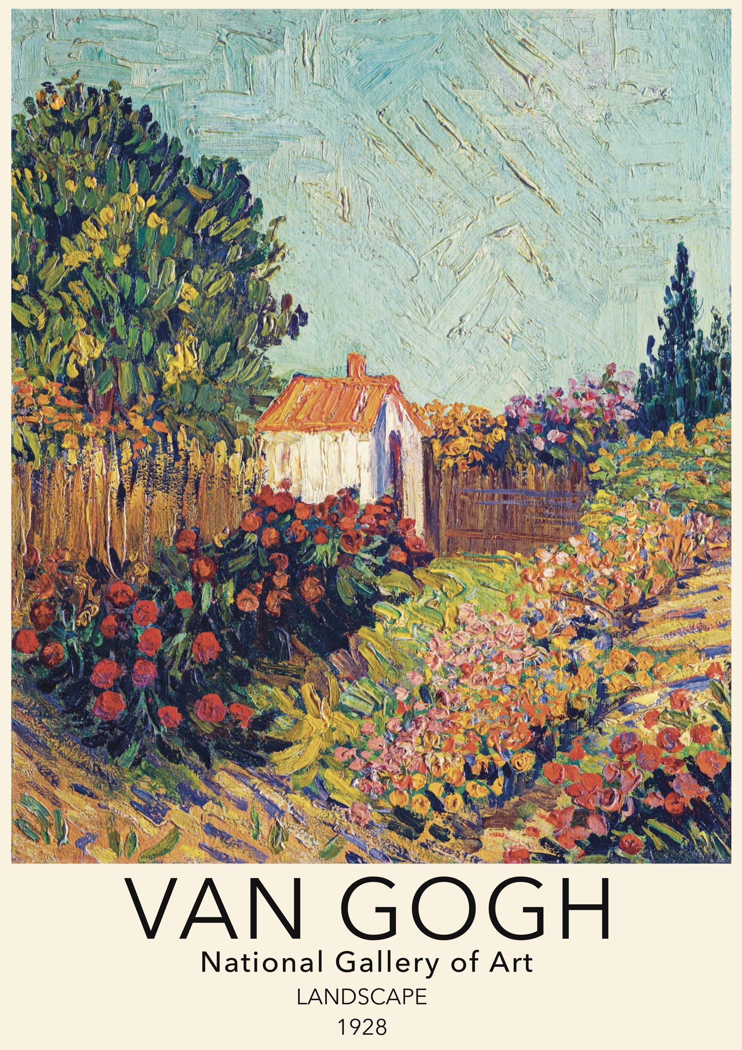 Van Gogh Village Canvas Painting