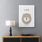 Soft Lion Canvas Painting
