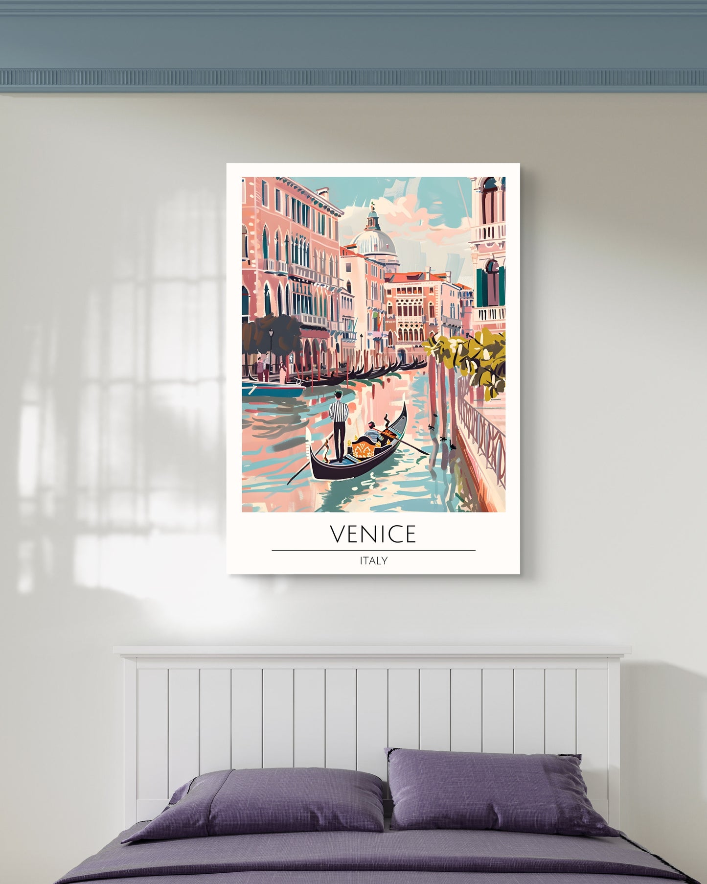 Venice Blush Canvas Painting