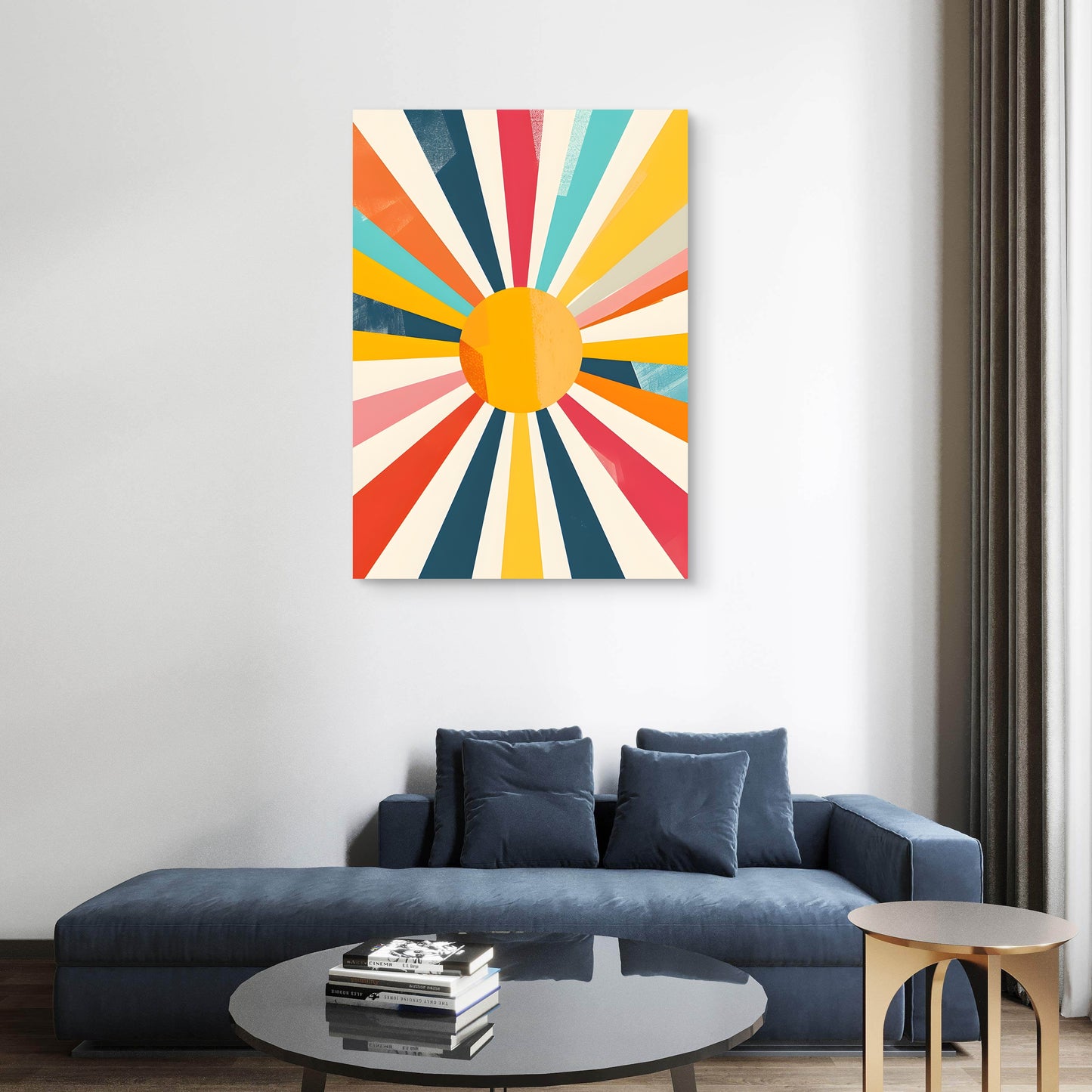 Sunburst Joy Canvas Painting