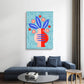 Blue Vase Canvas Painting