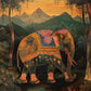 Forest Elephant Canvas Painting
