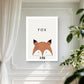 Little Fox Canvas Painting
