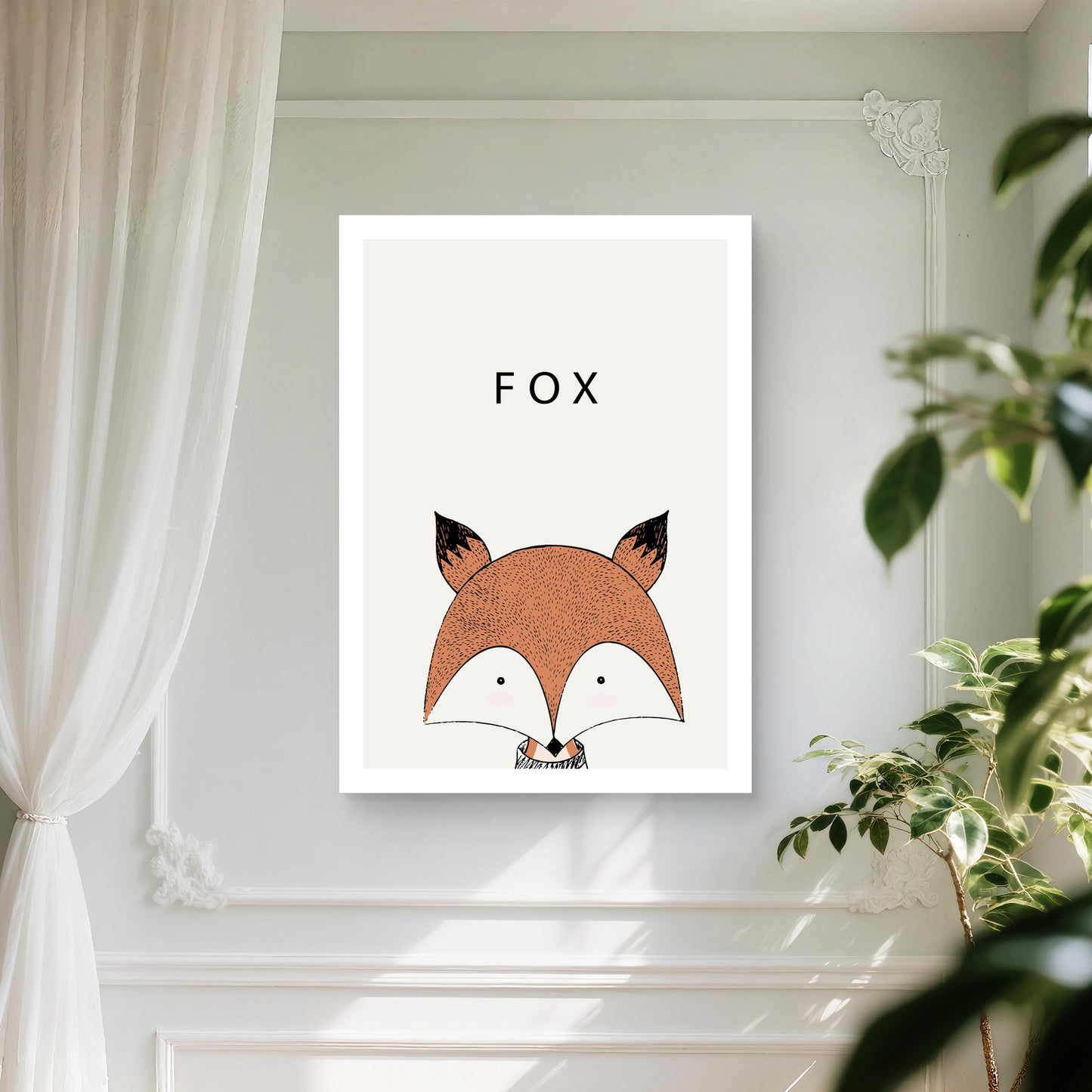 Little Fox Canvas Painting