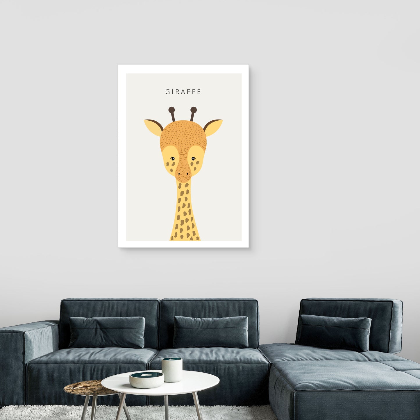 Dreamy Giraffe Canvas Painting