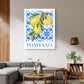 Lemon Tiles Canvas Painting