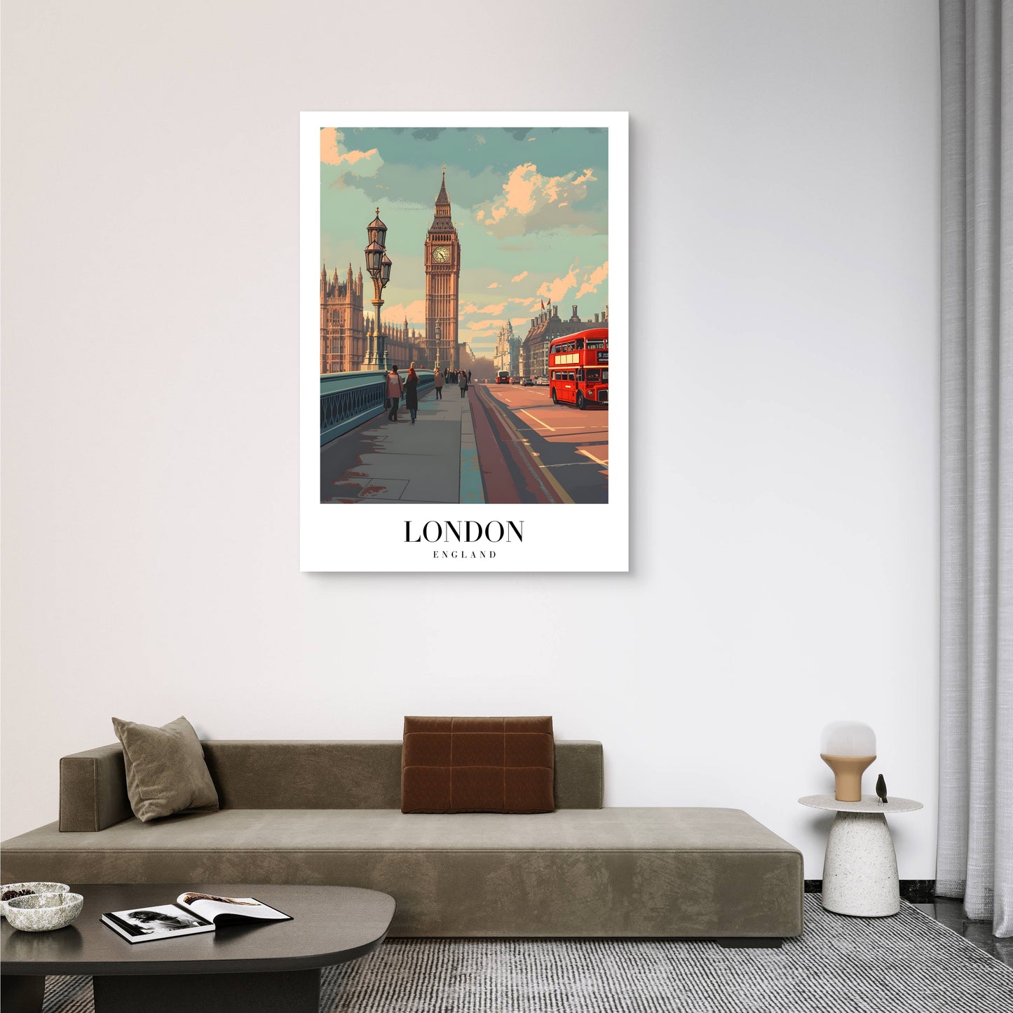 London Fog Canvas Painting