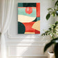 Retro Sunset Canvas Painting
