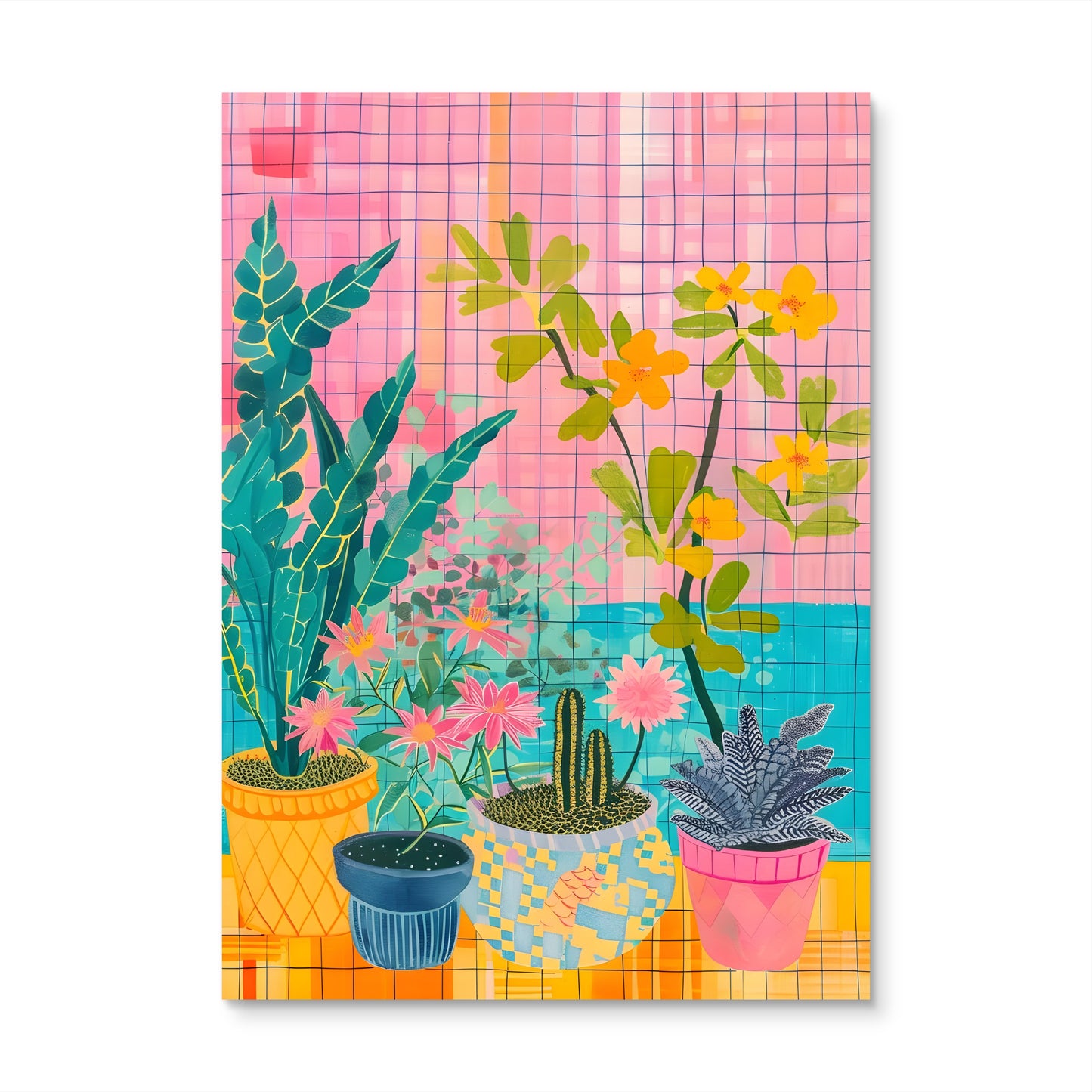 Window Garden Canvas Painting