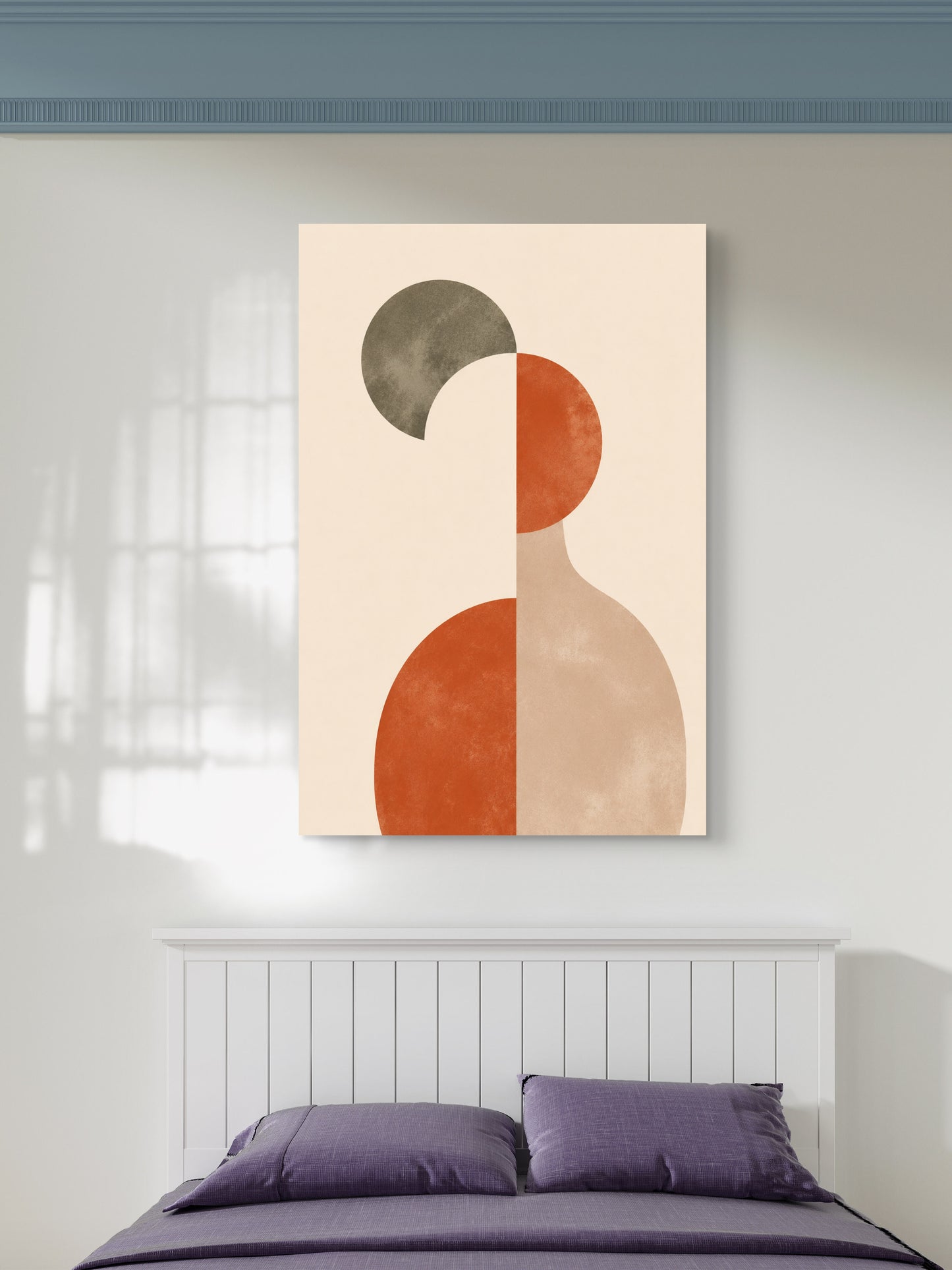 Terracotta Muse Canvas Painting