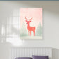 Winter Deer Canvas Painting