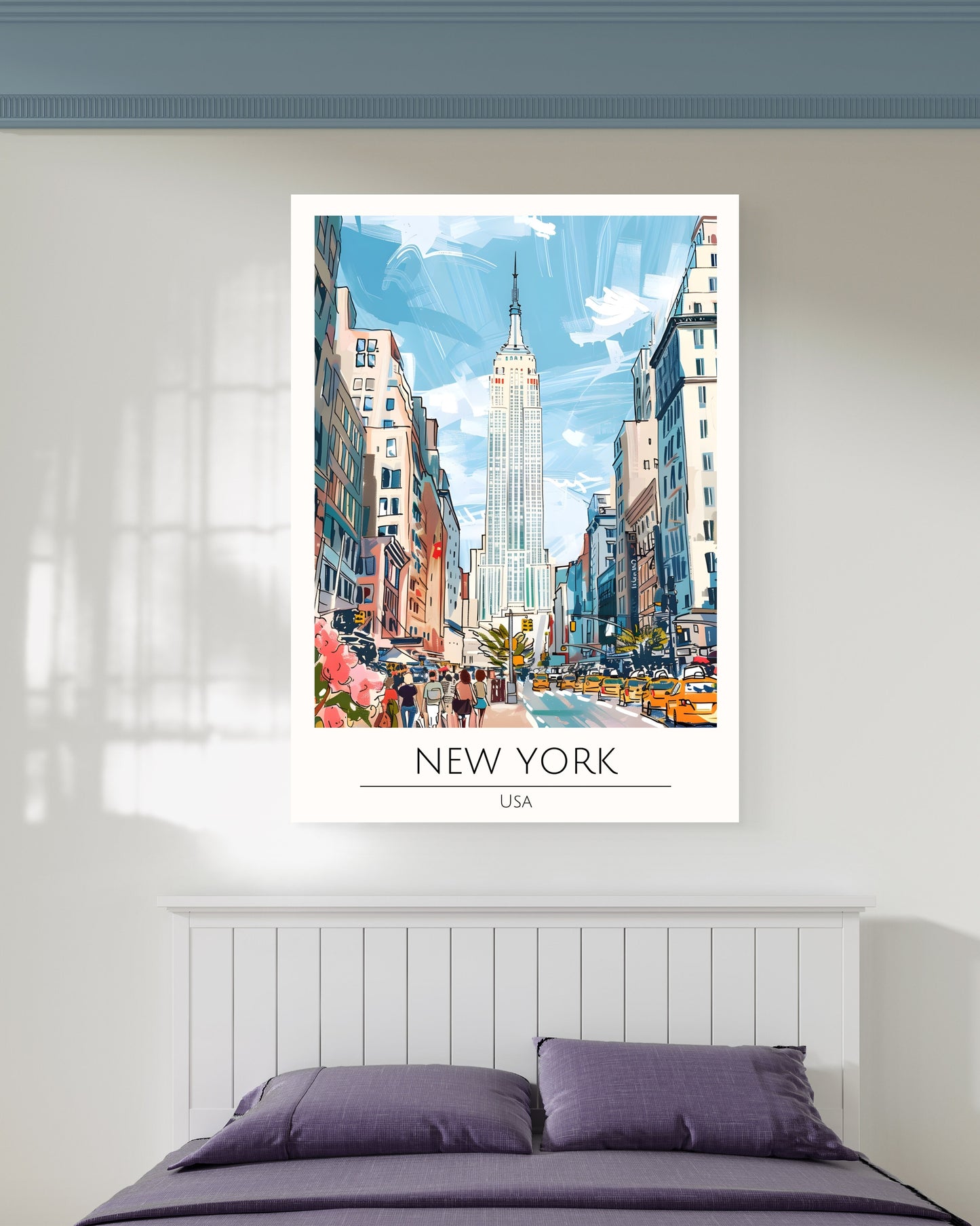 New York Mist Canvas Painting