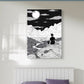 Moon Lake Canvas Painting