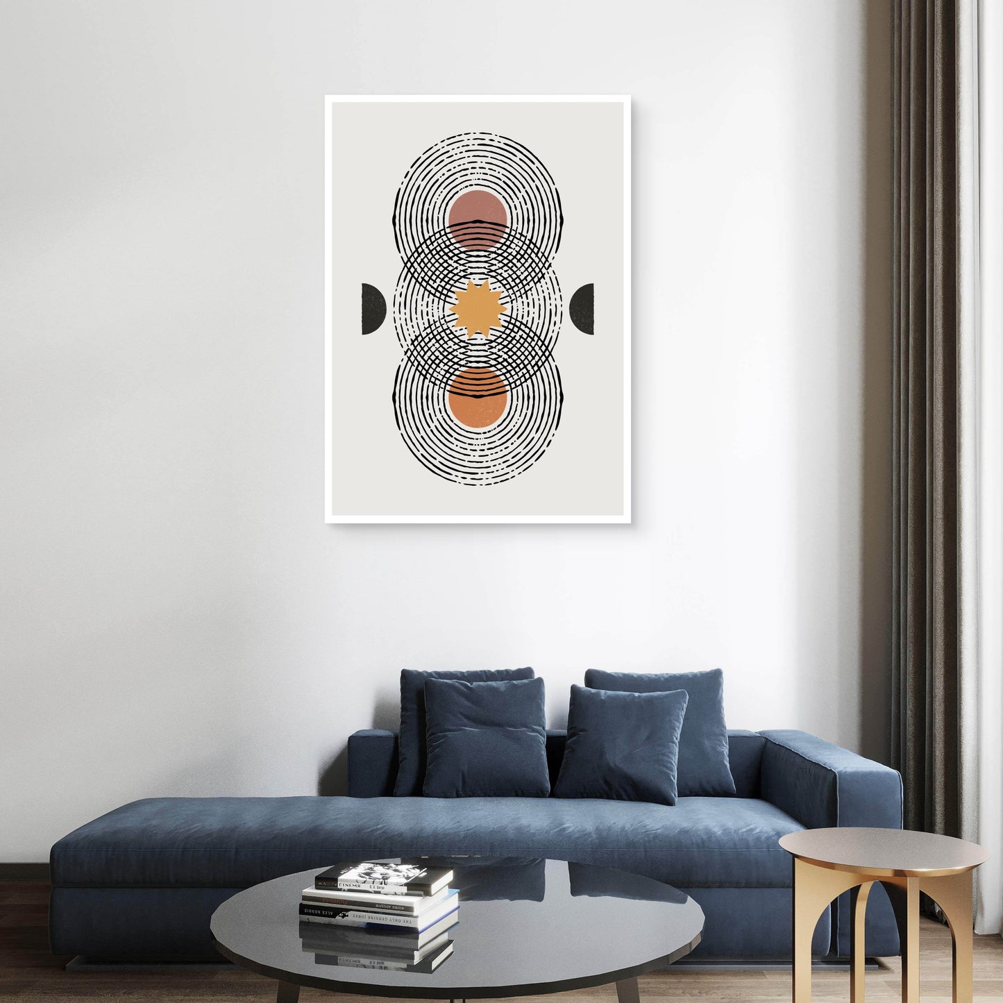 Tribal Rings Canvas Painting
