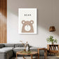 Tiny Bear Canvas Painting