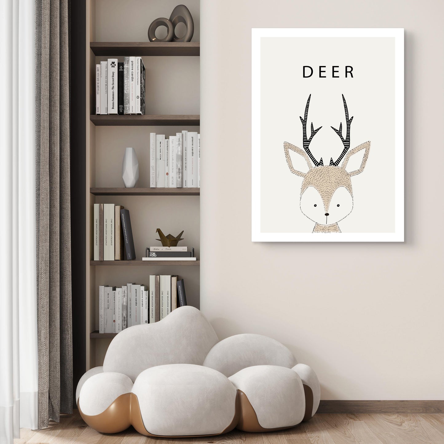 Gentle Deer Canvas Painting