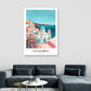 Santorini Bloom Canvas Painting