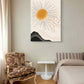 Sun Lines Canvas Painting