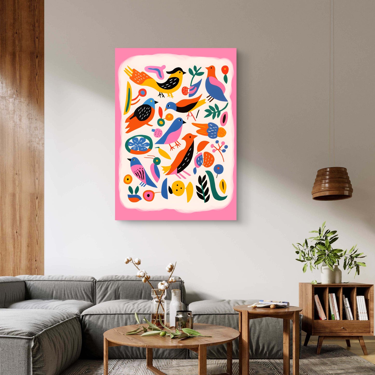 Jungle Party Canvas Painting